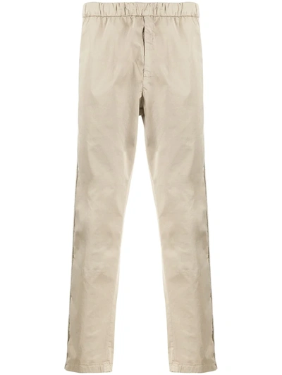 Dondup Straight Leg Trousers In Neutrals
