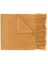 Isabel Marant Fringed-edge Scarf In Brown