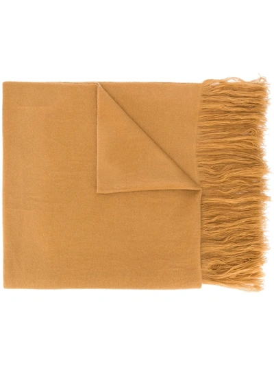 Isabel Marant Fringed-edge Scarf In Brown