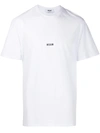 Msgm Mini Logo-print Boxy T-shirt In White