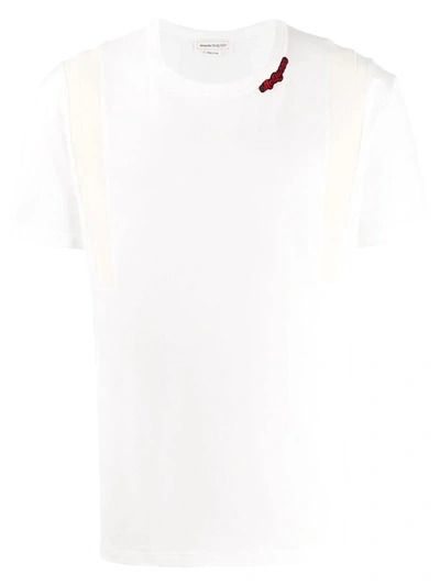 Alexander Mcqueen Deconstructed T-shirt In White