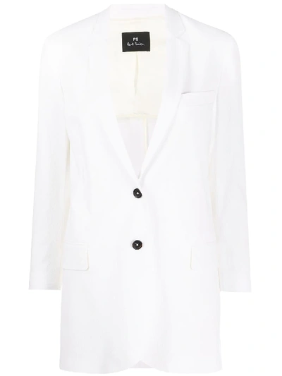 Ps By Paul Smith Textured Jacket In White
