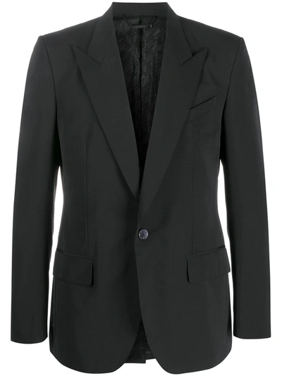 Givenchy Peaked Lapels Single-breasted Jacket In Black
