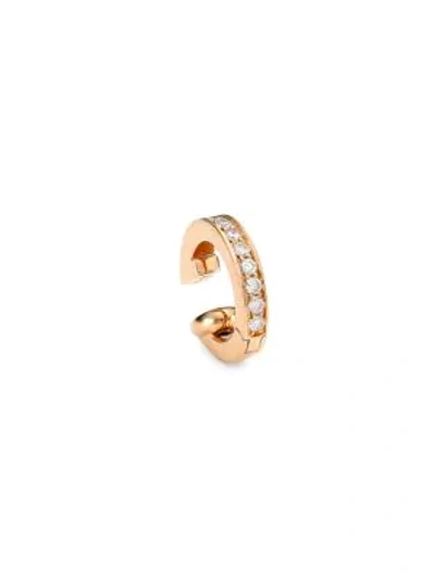 Repossi Women's Berbere 18k Rose Gold & Diamond Single Ear Cuff