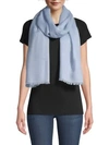 Saks Fifth Avenue Women's Collection Lightweight Cashmere & Silk Scarf In Baby Blue