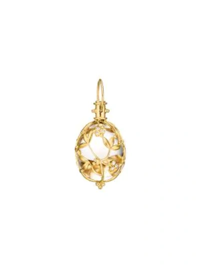 Temple St Clair Women's Tree Of Life Rock Crystal, Diamond & 18k Yellow Gold Large Vine Amulet In Yellow Gold Crystal