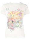 Mother Little Goodie Goodie Printed Cotton T-shirt In White