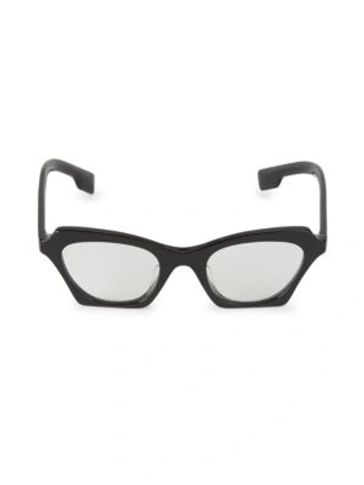 Burberry 49mm Cat Eye Sunglasses In Black