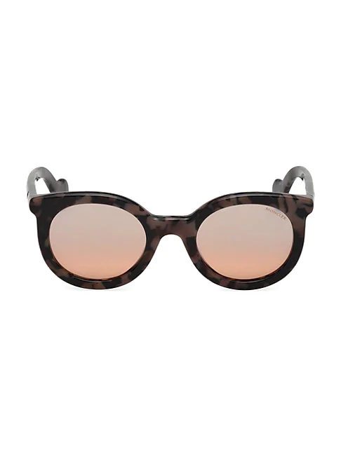 Moncler 51mm Round Sunglasses | ModeSens