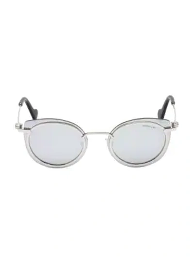 Moncler 56mm Cat Eye Sunglasses In Grey