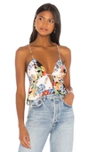Superdown Isla Top In Black Multi