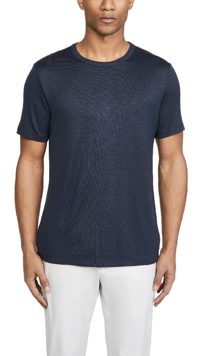 Theory Modal Blend Jersey Essential Tee In Eclipse Multi
