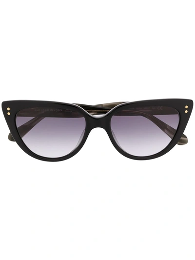 Kate Spade Alijah Cat-eye Frame Sunglasses In Black