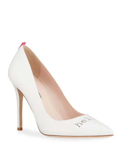 Sjp By Sarah Jessica Parker Fawn Hello Lover Pumps In White