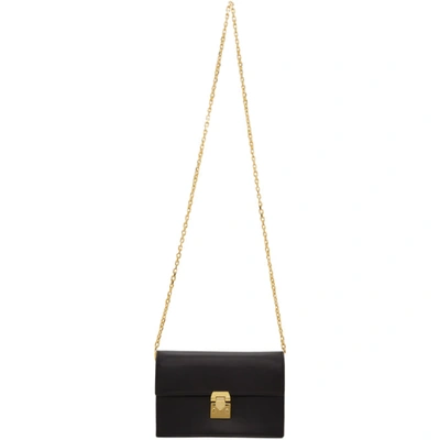 Mark Cross Leather Jacqueline Wallet Bag In Black