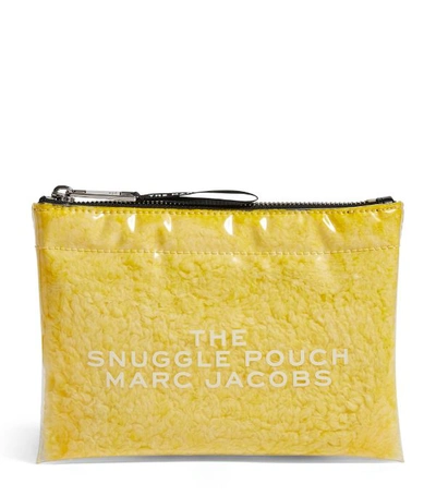 Marc Jacobs The Snuggle Pouch Cosmetics Bag In Yellow