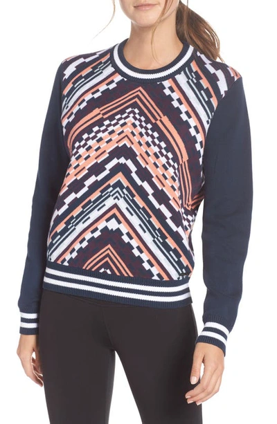 Sweaty Betty Brixton Chevron Sweater In Multi Brixton Chevron Jacquard
