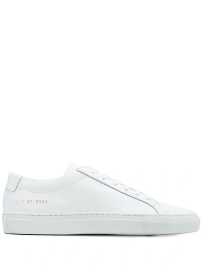 Common Projects Achilles Low Top Sneakers In 白色