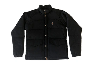 Pre-owned Bape Premium Happy New Year Down Jacket (ss20) Black | ModeSens