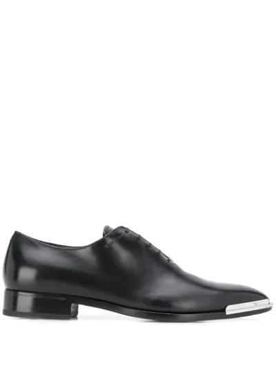 Givenchy Logo Toecap Oxford Shoes In Black