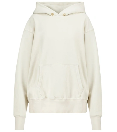 Les Tien Womens Sage Relaxed-fit Cotton-jersey Hoody Xxs In Ivory