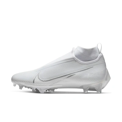 Nike Vapor Edge Pro 360 Men's Football Cleats In White,chrome,white