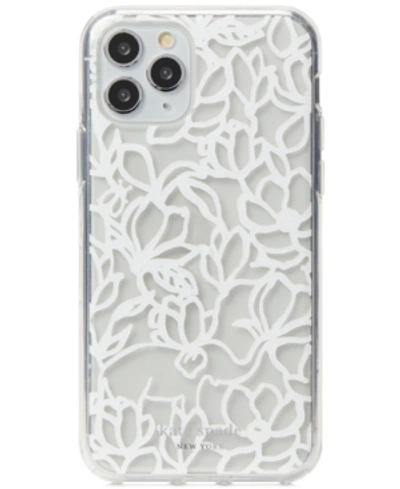 Kate Spade Scribble Floral Iphone 11 Pro Case In Clearmulti