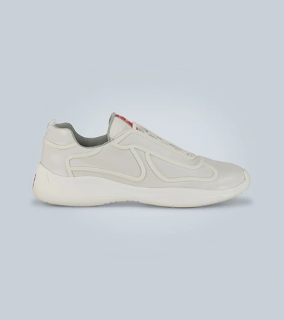 Prada America's Cup Leather Trainers