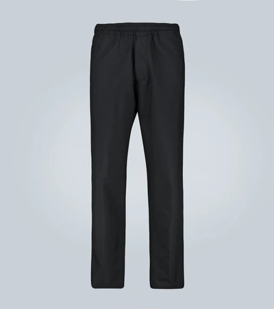 Prada Lightweight Elasticated Pants In Black