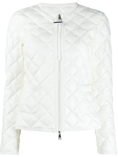 Moncler Quilted Jacket In White