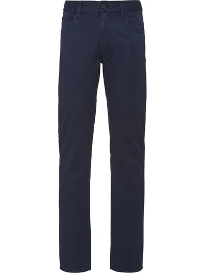 Prada Bootcut Regular Jeans In Blue