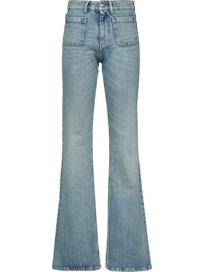 Miu Miu Flared Jane Jeans In Blue