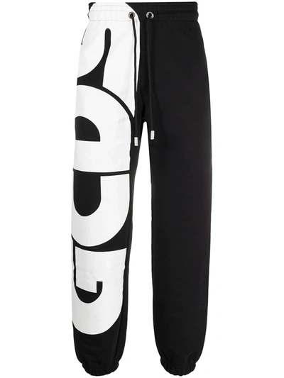 Gcds Large Logo Print Joggers In Black