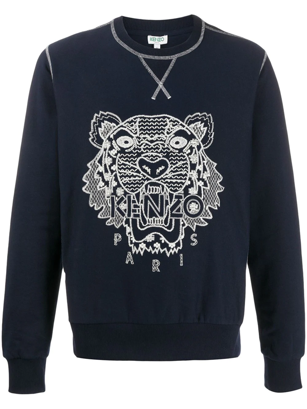 kenzo tiger logo sweatshirt
