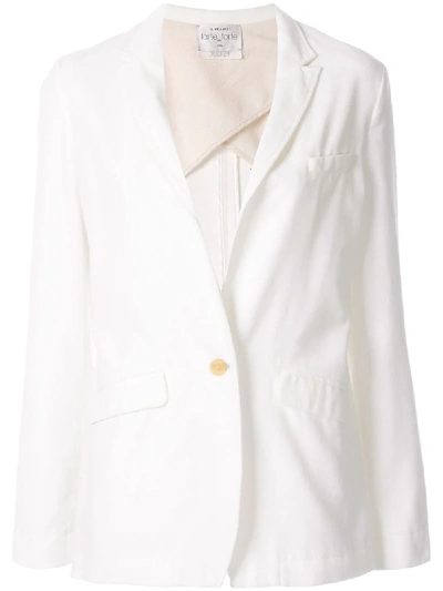 Forte Forte Shantung Blazer In White