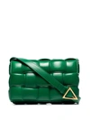 Bottega Veneta Green Padded Cassette Leather Shoulder Bag