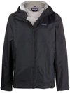 Patagonia Torrentshell 3l Waterproof Recycled H2no Performance Standard Ripstop Hooded Jacket In Black