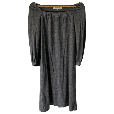 Pre-owned Gerard Darel Wool Dress In Grey