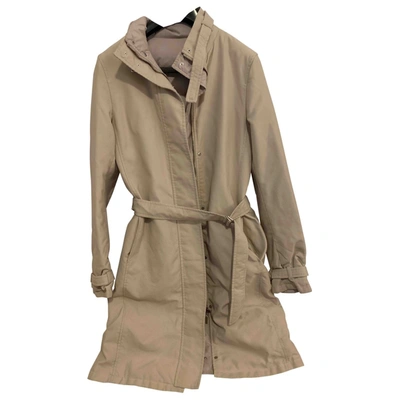 Pre-owned Max Mara Trench Coat In Beige