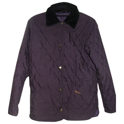 Pre-owned Barbour Short Waistcoat In Purple