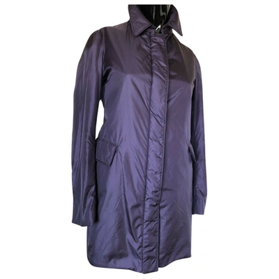 Pre-owned Aspesi Coat In Purple