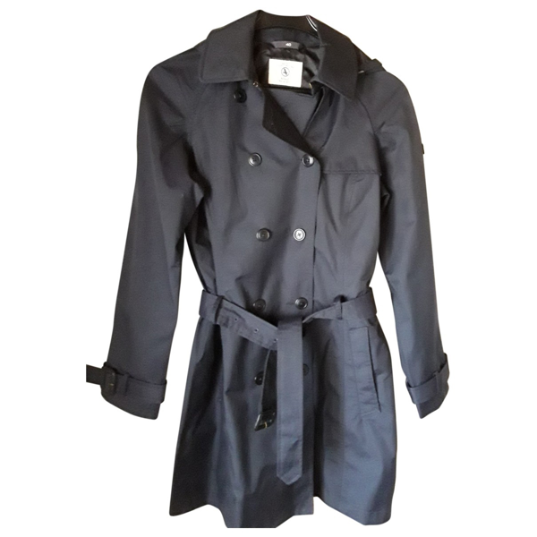 Pre-owned Aigle Navy Trench Coat | ModeSens
