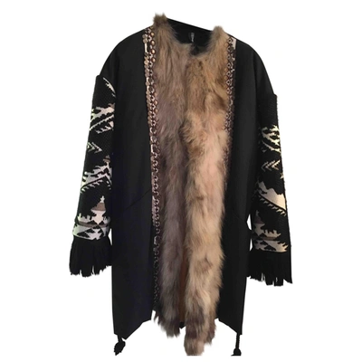 Pre-owned Alessandra Chamonix Black Cotton Coat