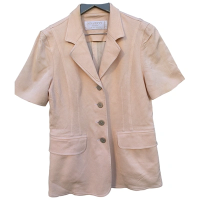Pre-owned Nina Ricci Jacket In Pink
