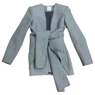 Pre-owned Acler Blazer In Grey