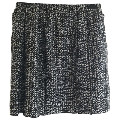 Pre-owned Marc Jacobs Silk Mini Skirt In Black