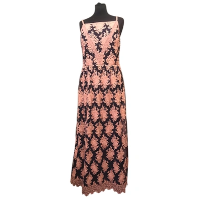 Pre-owned Burberry Lace Mid-length Dress In Multicolour