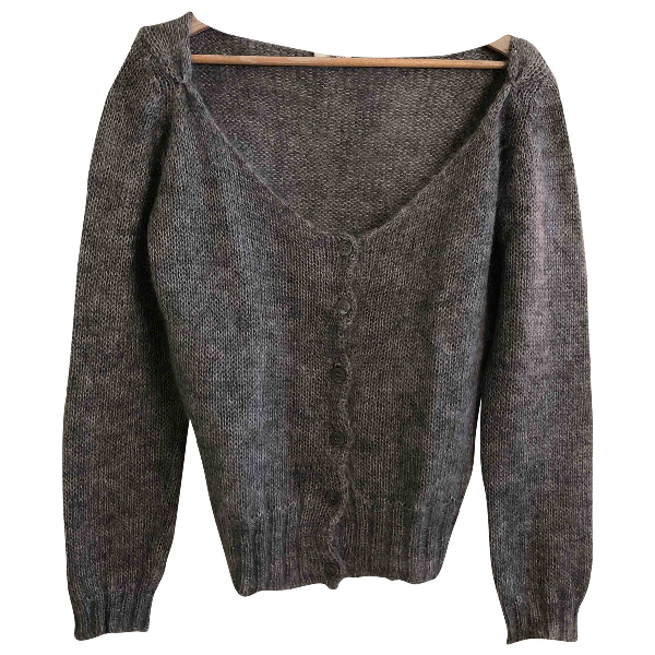 Pre-owned Miu Miu Grey Wool Knitwear | ModeSens