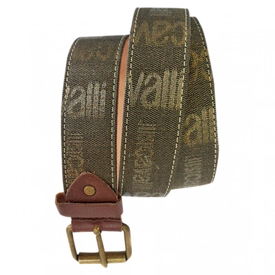 Pre-owned Just Cavalli Belt In Green