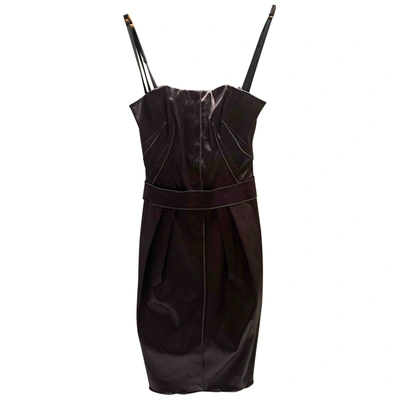 Pre-owned Dolce & Gabbana Silk Dress In Black